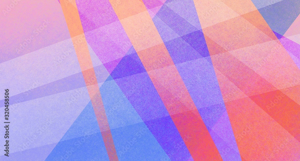 Canvas Prints abstract colorful modern art background design with transparent stripes and angled shapes in artsy g