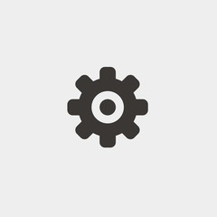 gear icon vector illustration and symbol foir website and graphic design