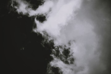 night clouds in the sky