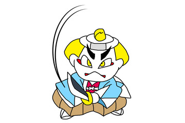 新撰組・白塗りの白人さん