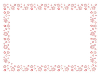 桜　フレーム　花