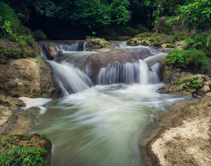 Waterfall in Malang, east Java, Indonesia