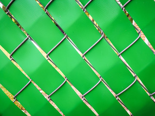 Cintas de pvc de color verde para malla ciclónica y privacidad