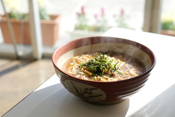 A warm soba for cold winter.
