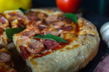 Meat Lovers Pepperoni Pizza