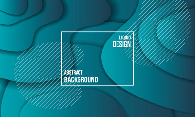 liquid trend color abstract design background, deep sea gradient for banner, post