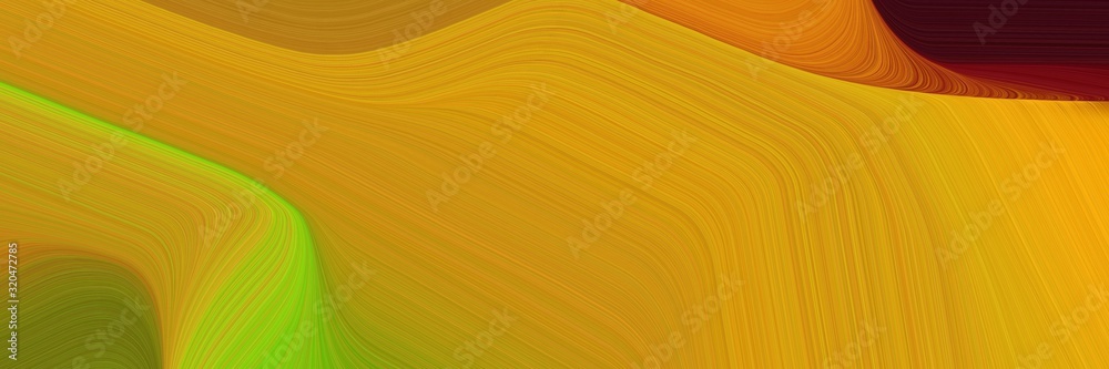 Poster card background texture with golden rod, dark red and olive color and curvy background design