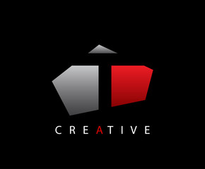 Abstract Initial Letter T Technology logo icon vector design concept.
