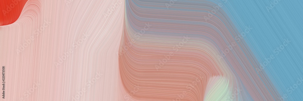 Poster card background texture with silver, pastel gray and cadet blue color and modern soft curvy waves ba