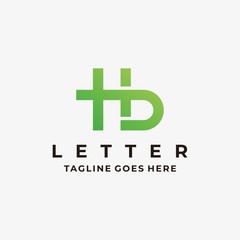 Obraz premium Vector Logo Illustration Abstract Letter Gradient Colorful