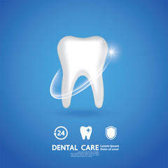 Dental Care Creative Concept vector illustration.