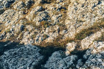 Photo of mountain valley stone landscape background