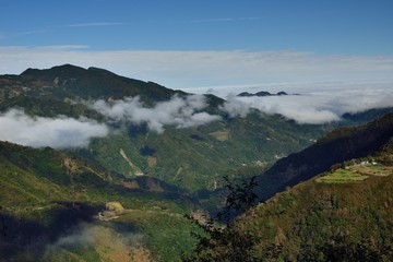 Mountain landscape-Mountain View Resort in the Hsinchu,Taiwan.