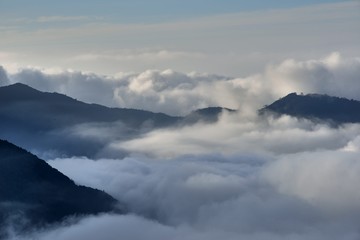 Mountain landscape-Mountain View Resort in the Hsinchu,Taiwan.