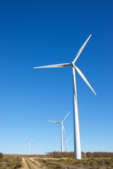 Fototapeta premium Wind energy concept
