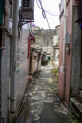 Fototapeta premium narrow street in old chinese town