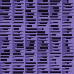 Abstract Structure Blocks Generative Art background illustration