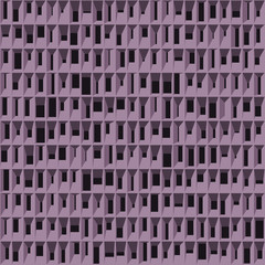 Abstract Structure Blocks Generative Art background illustration