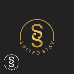 Simple Elegant Letter SS Logo Template