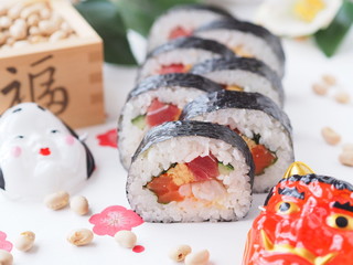 節分 恵方巻き