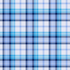 Scottish plaid checkered vector pattern.
