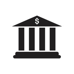 Money business investment icon template black color editable. Money business investment icon symbol Flat vector illustration for graphic and web design.