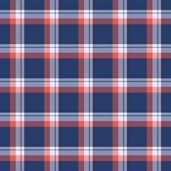 Scottish plaid checkered vector pattern.