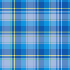 Scottish plaid checkered vector pattern.