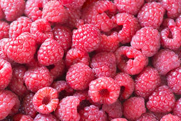 Raspberry food background