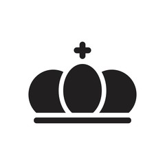Crown Icon template black color editable. Crown Icon symbol Flat vector illustration for graphic and web design.