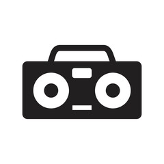 Stereo Speaker Icon template black color editable. Stereo Speaker Icon symbol Flat vector illustration for graphic and web design.