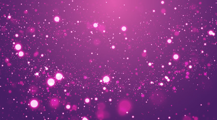 Abstract festive background with sparkling purple glittering effect