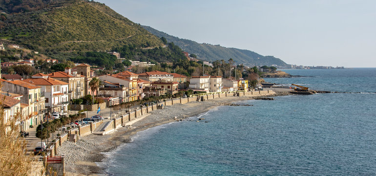 Agnone Cilento village, from Cilento Coast, Italy
