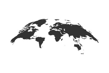 world globe map icon. Vector illustration isolated.