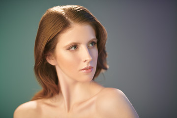 Fototapeta premium natural sensual girl