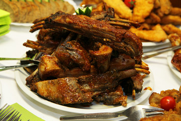 wild pig ribs