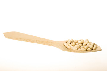 White beans of the Fessol de Santa Pau variety