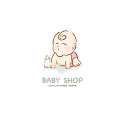 baby graphic icon symbol logo