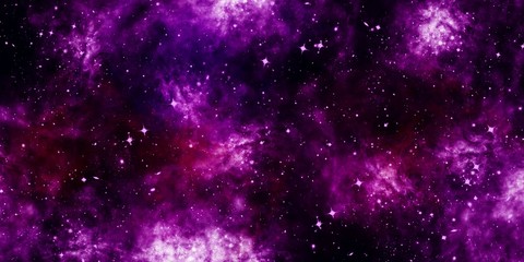 Colorful space shot of milky way galaxy with stars on a night sky. Universe filled with stars, nebula