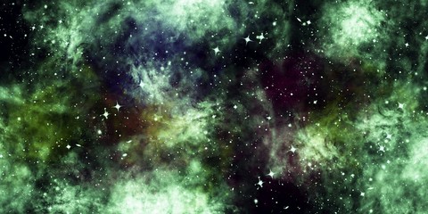 Obraz na płótnie Canvas Colorful space shot of milky way galaxy with stars on a night sky. Universe filled with stars, nebula