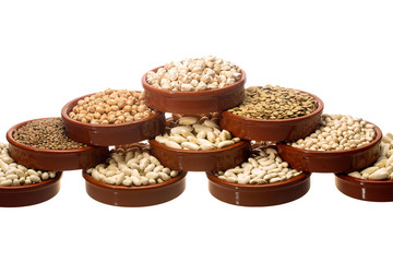 Different varieties of legumes
