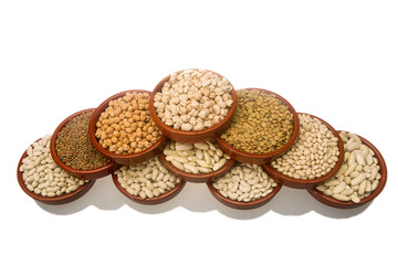 Different varieties of legumes