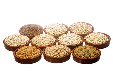 Different varieties of legumes