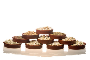 Different varieties of legumes