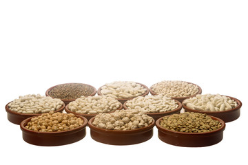 Different varieties of legumes