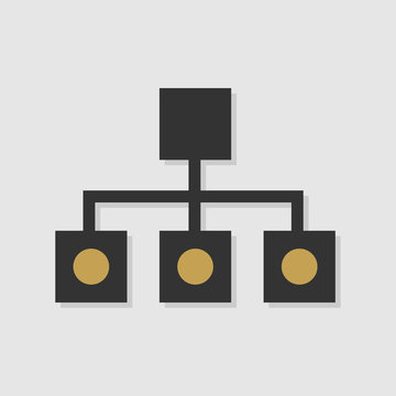 Parallel Network circuit map simplified
