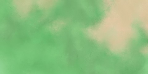 Fototapeta na wymiar dark sea green, tan and medium sea green color abstract background for album cover
