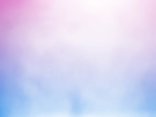 Abstract blue and pink circular bokeh background.