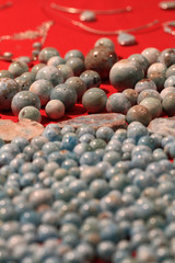 blue larimar mineral texture