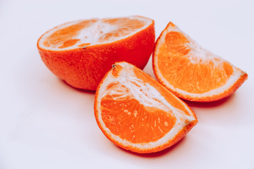 slices of grapefruit